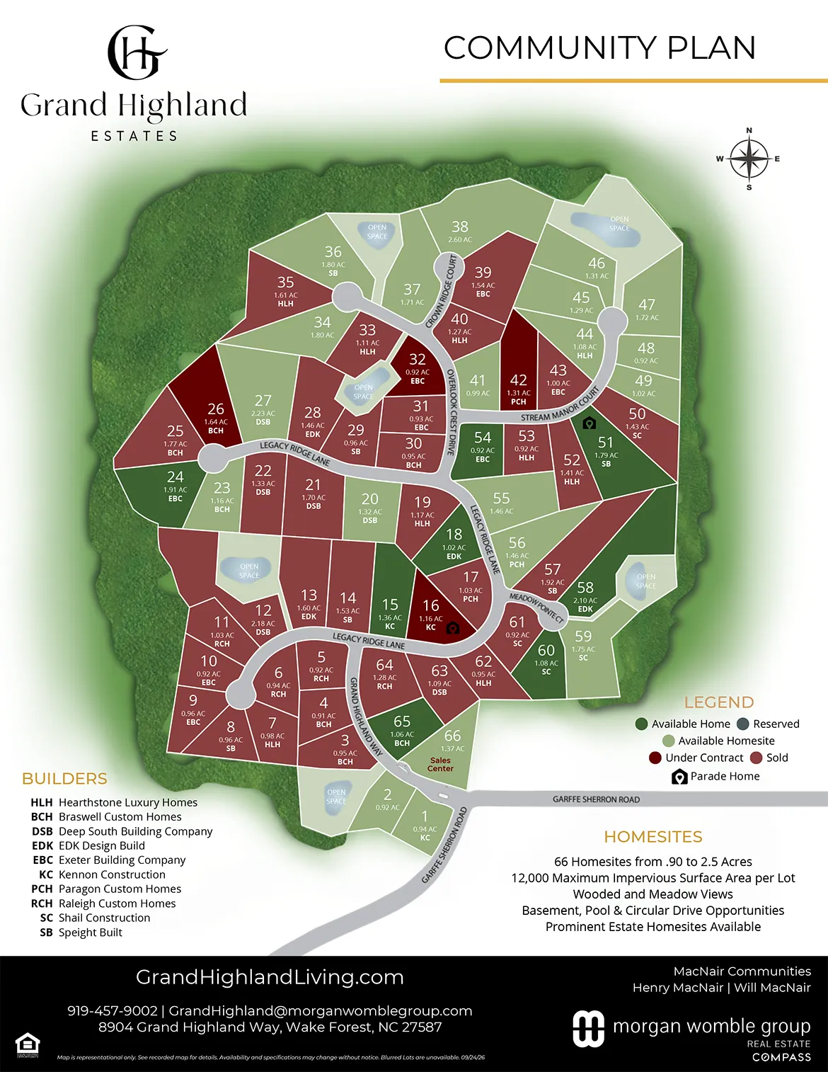 GrandHighland Sitemap